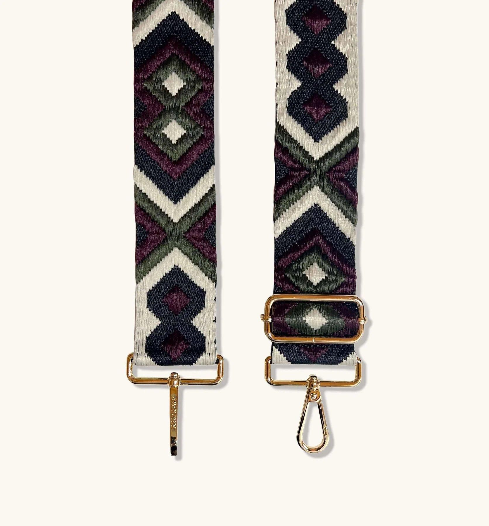 Apatchy London Port & Olive Diamond Strap image 1