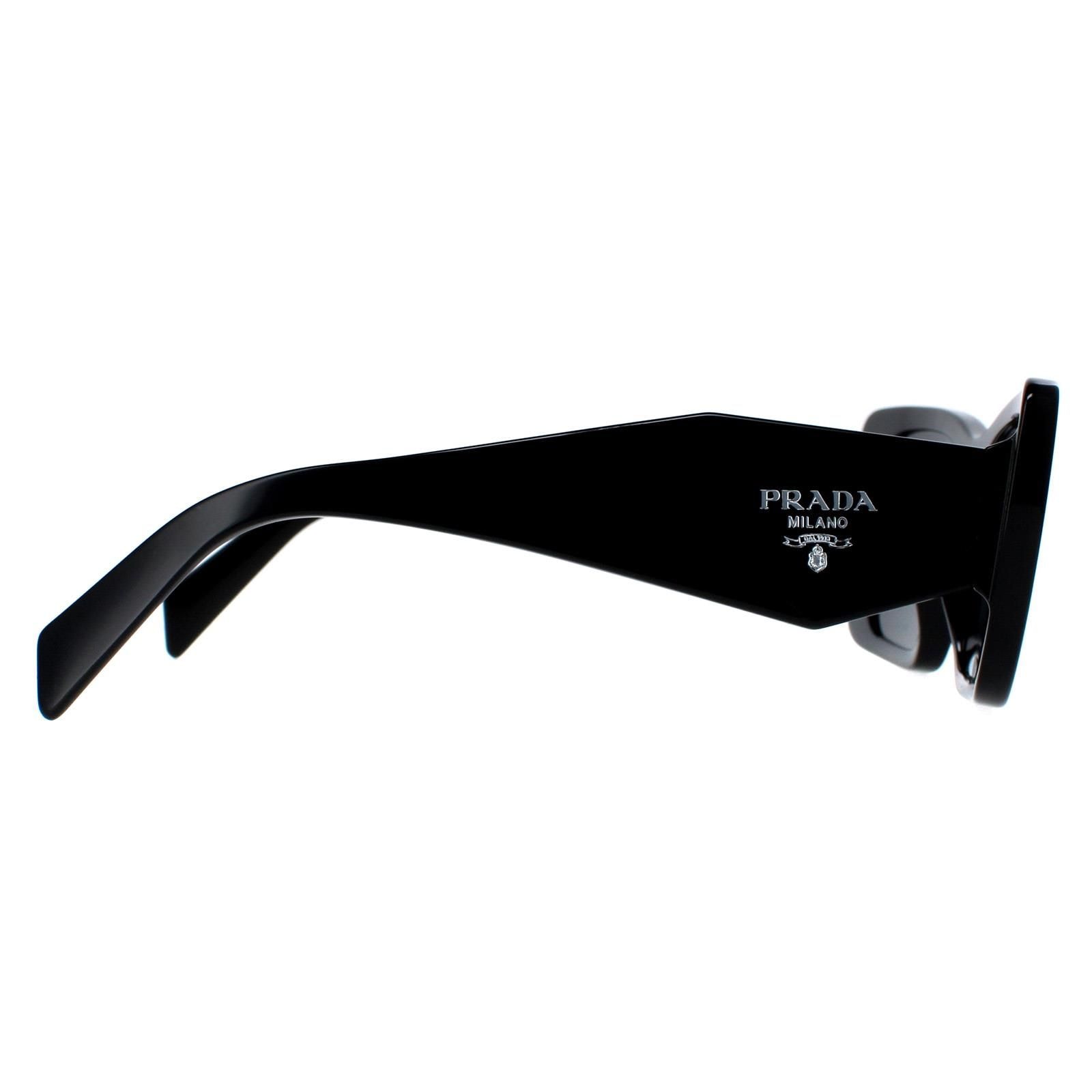Prada Rectangle Black Dark Grey PR08YS image 5