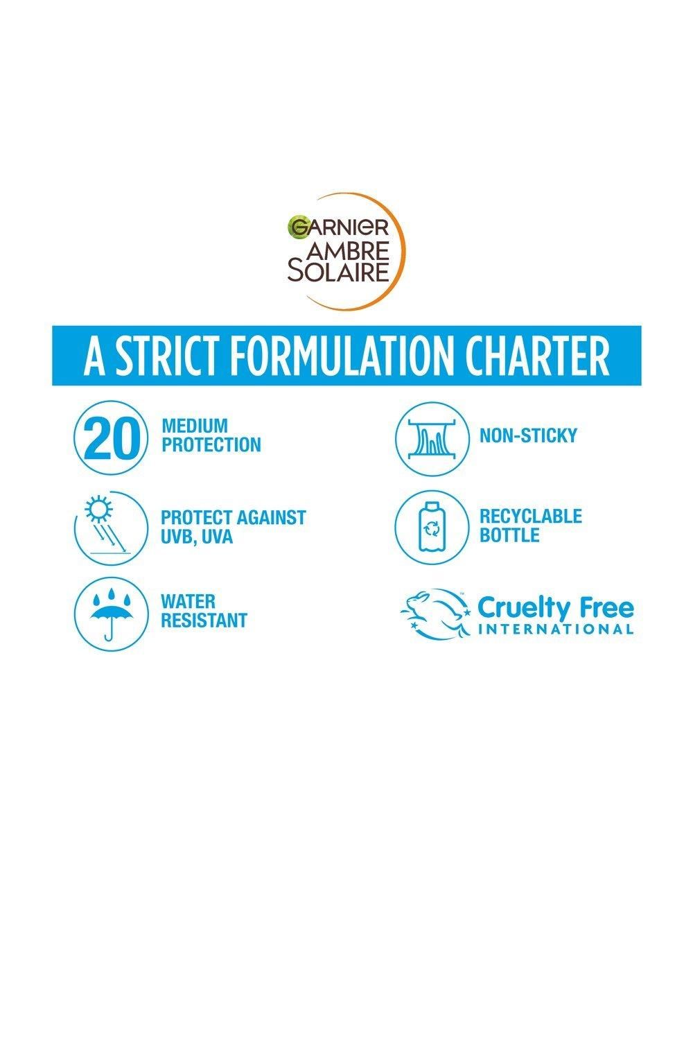 Garnier Ambre Solaire Ideal Bronze Protective Oil SPF20 Sun Cream Spray Multi image 6