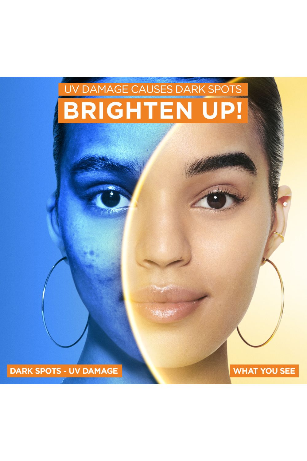 Garnier Vitamin C* Brightening Routine - Serum + Daily UV Glow Fluid Multi image 3