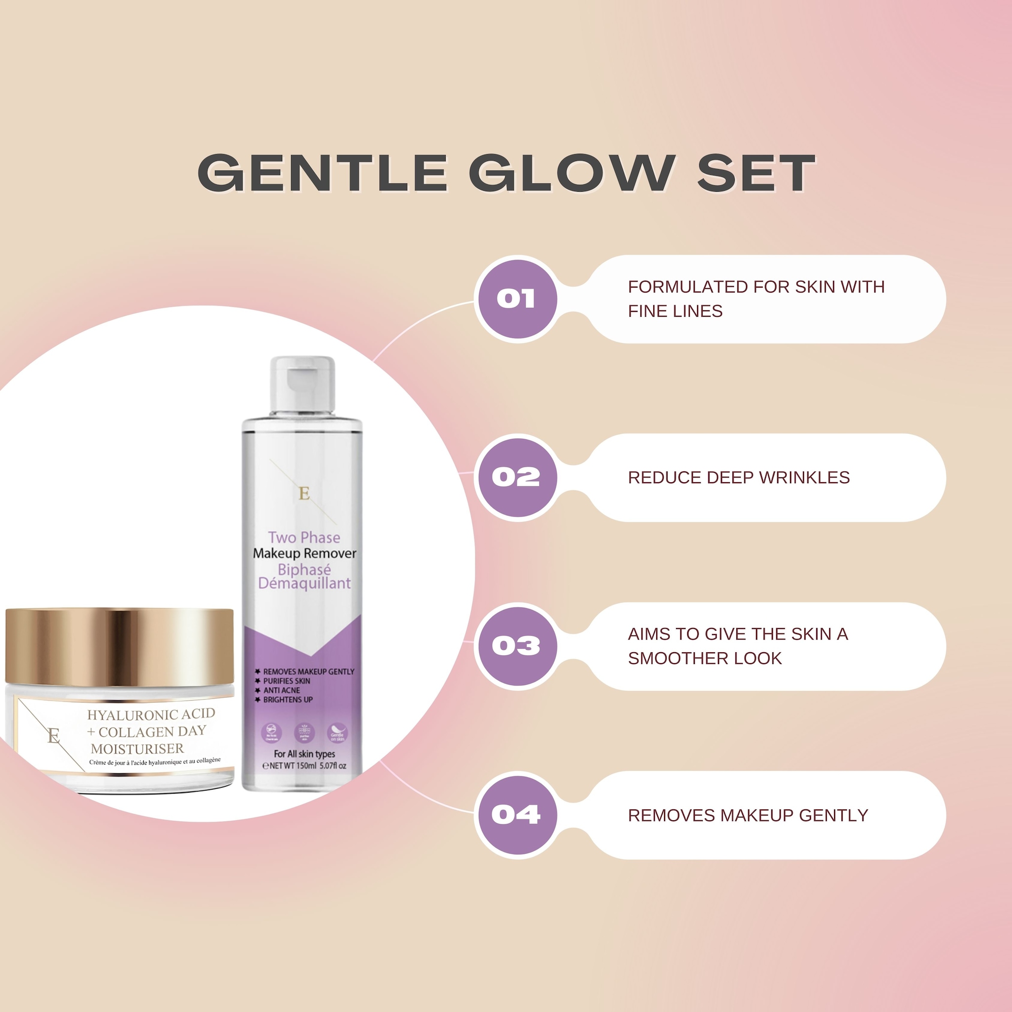 Erth Skin London Rose Blossom Glow & Collagen Lift Kit image 8