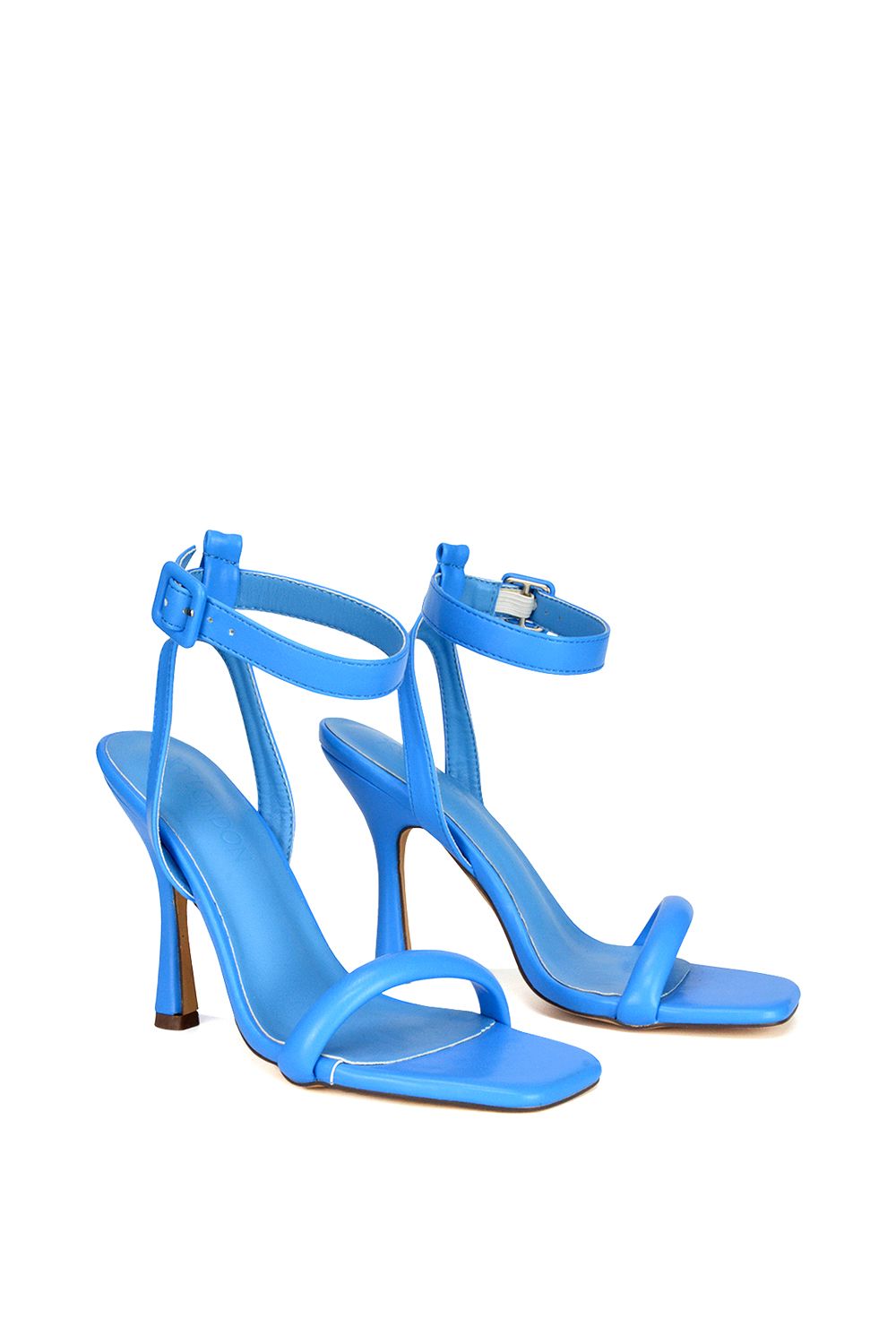 XY London 'Althea' Square Toe Lace up Strappy High Heel Sandals image 3