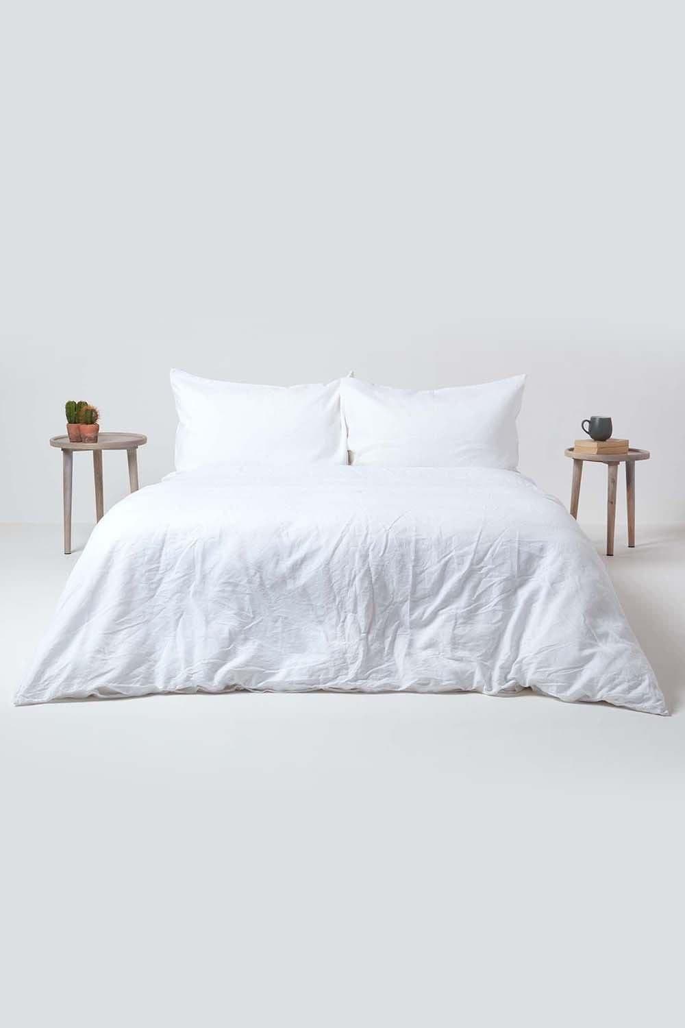 Homescapes Linen Oxford Pillowcase, Standard image 5
