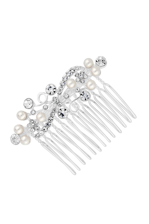 Jon Richard Bridal Pearl And Crystal Hair Comb