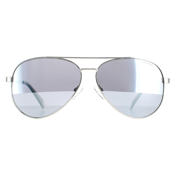 Polaroid Aviator Silver Love Island Silver Mirror Polarized PLD 6069/S/X/LI