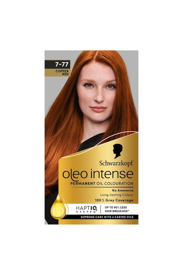 Schwarzkopf Oleo Intense 'Permanent Oil Colour Hair Dye' - 7-77 Red Ginger