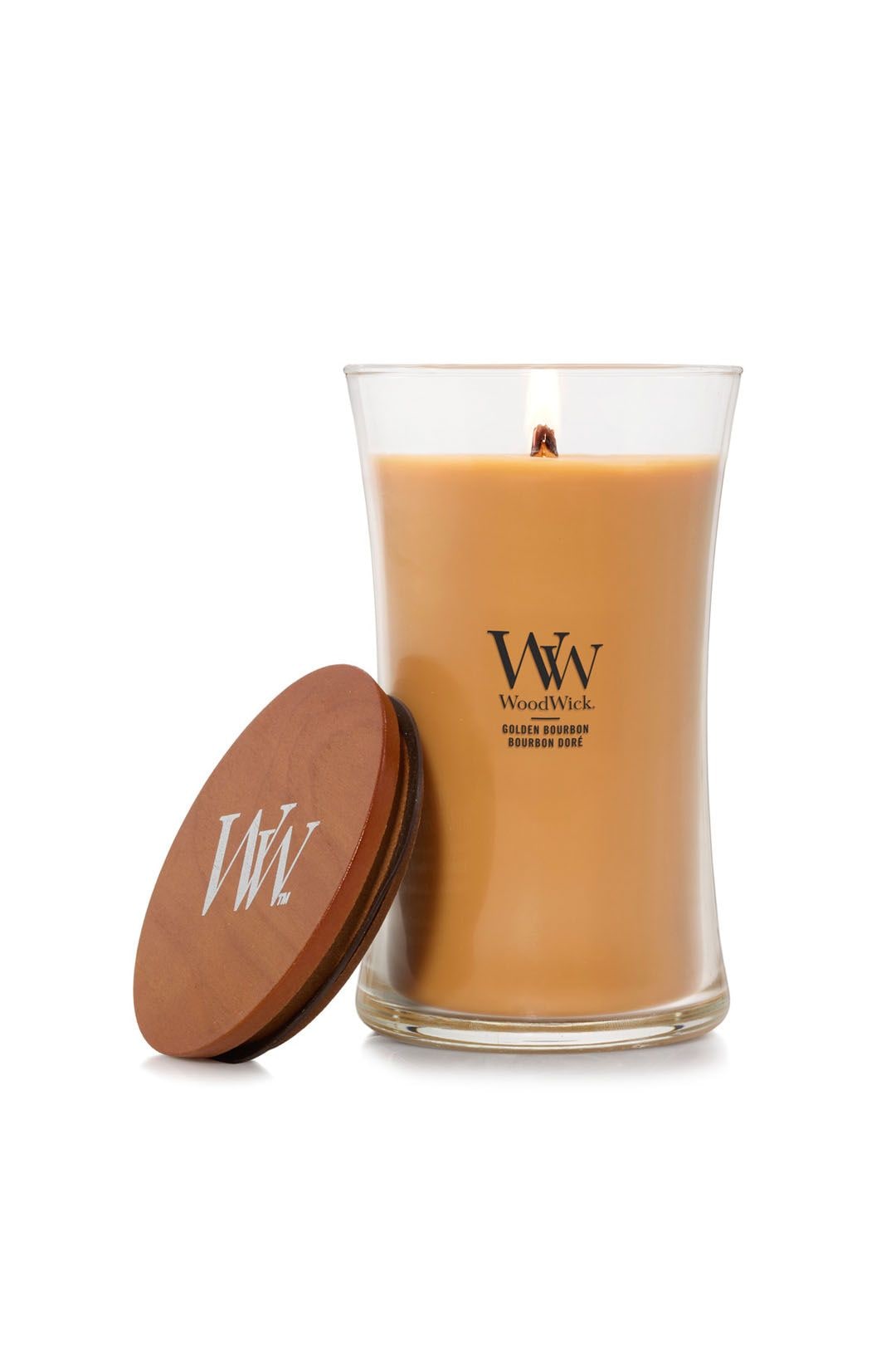 Woodwick Large Hourglass Golden Bourbon Multi image 2