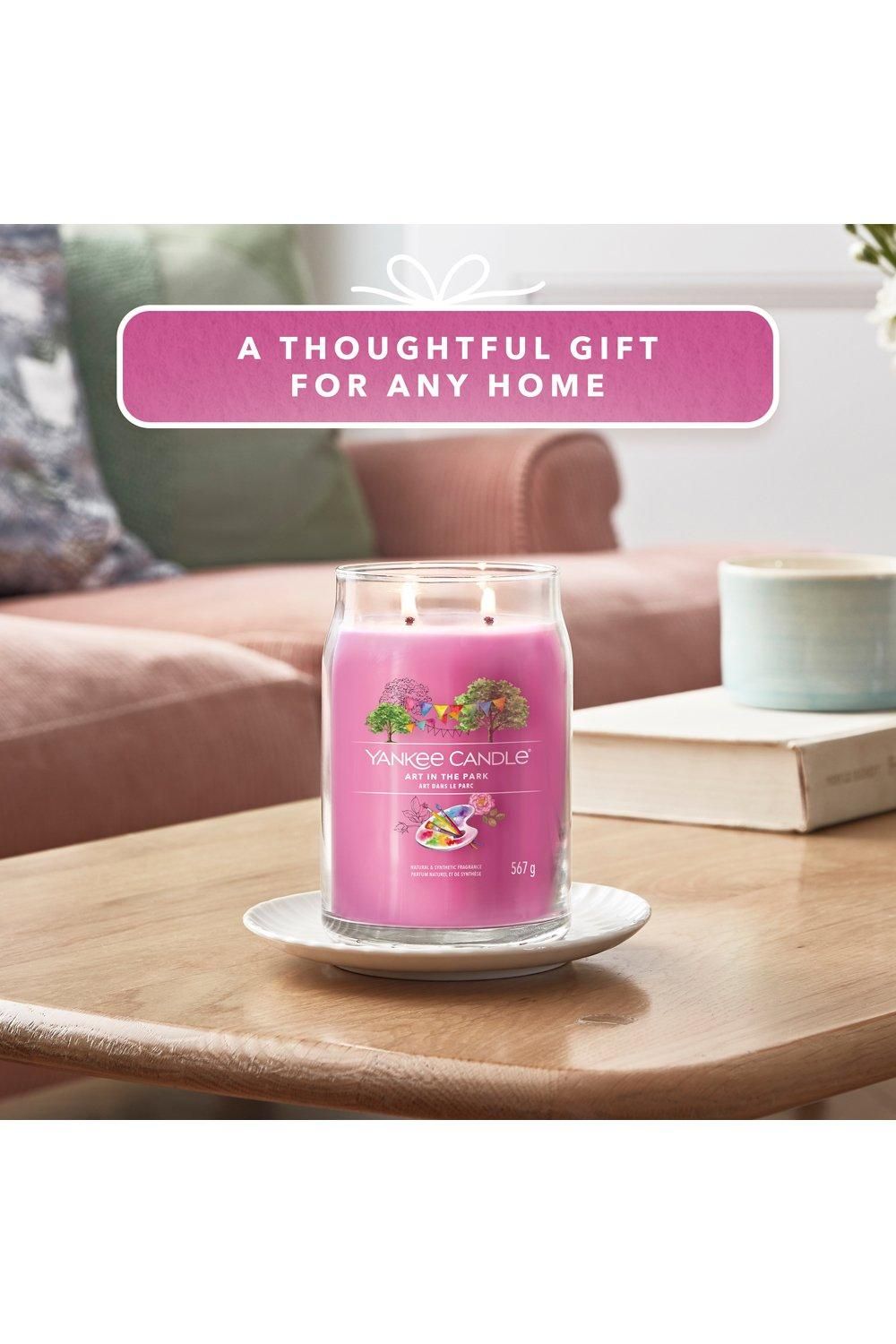 Yankee Candle Signature Large Jar Art In The Park Pink image 5