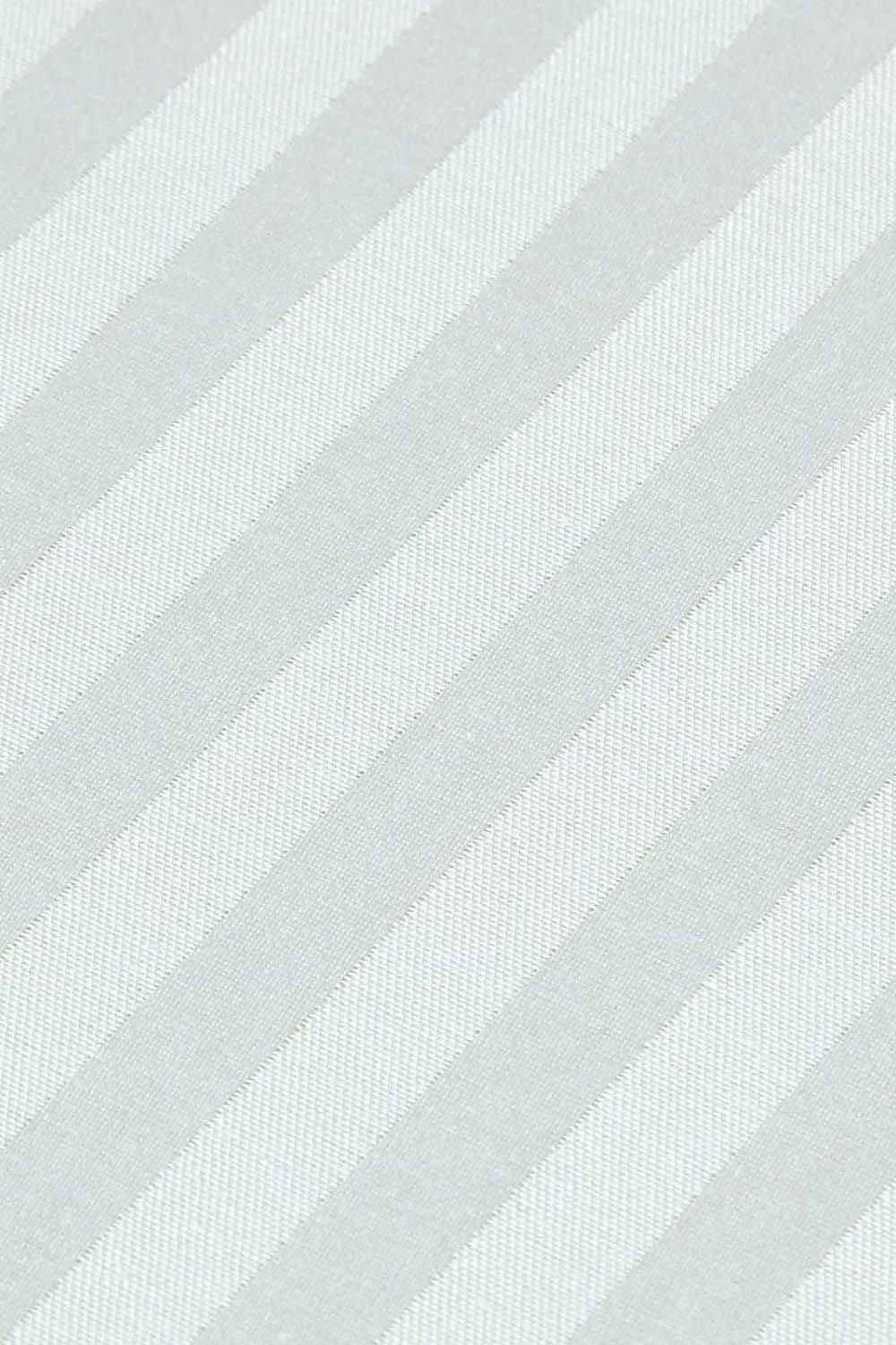 Homescapes Cotton Stripe Fitted Cot Sheets 330 Thread Count, 2 Pack image 3