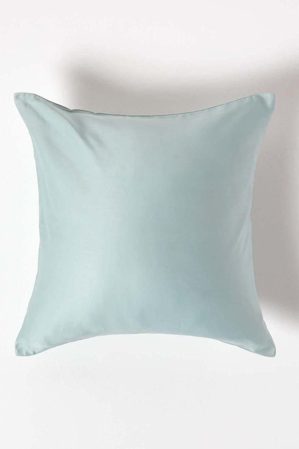 Homescapes Sateen Cotton Continental Pillowcase 400 TC, 40 x 40 cm image 1