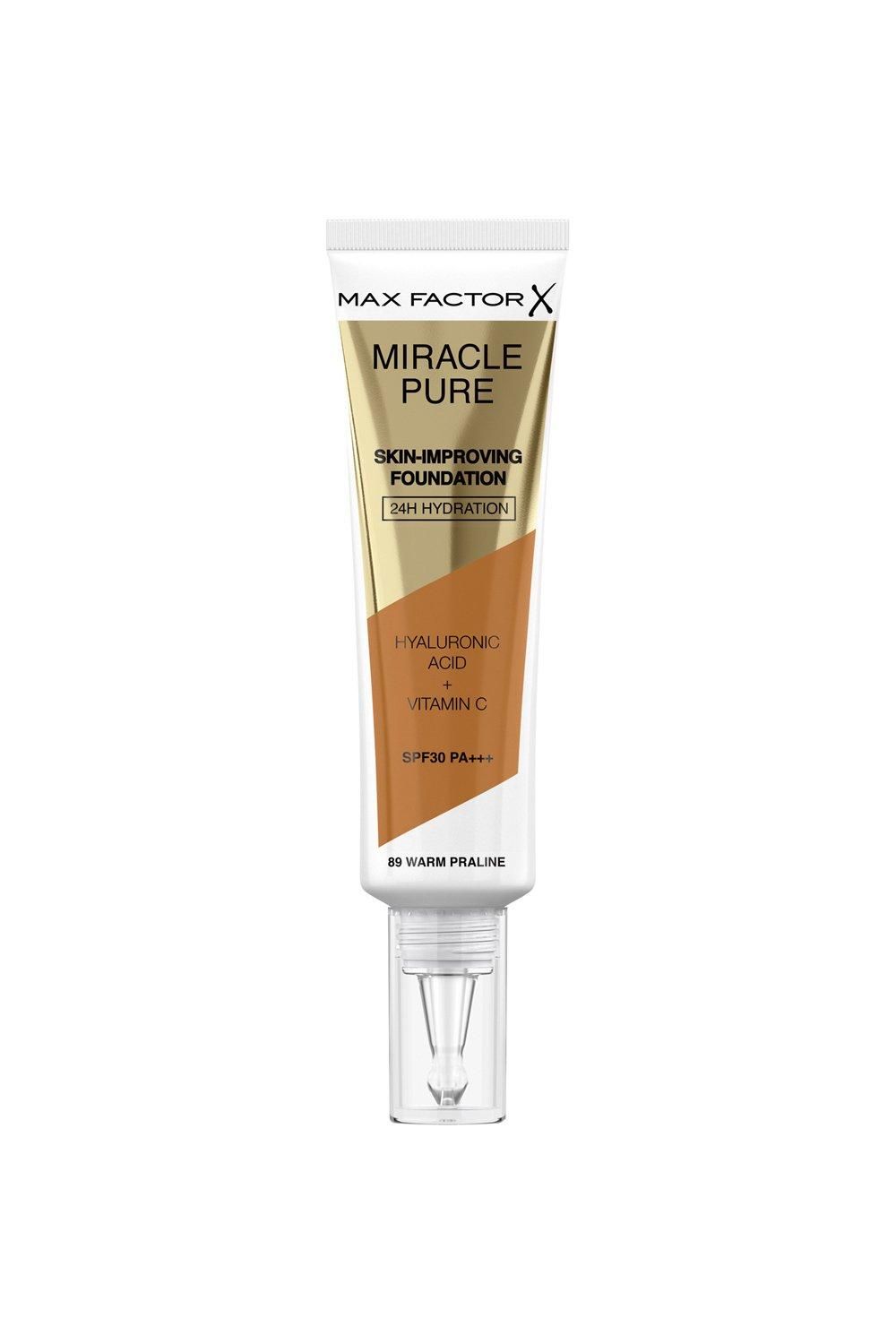 Max Factor Miracle Pure Skin Improving Foundation Warm Praline 89 image 1