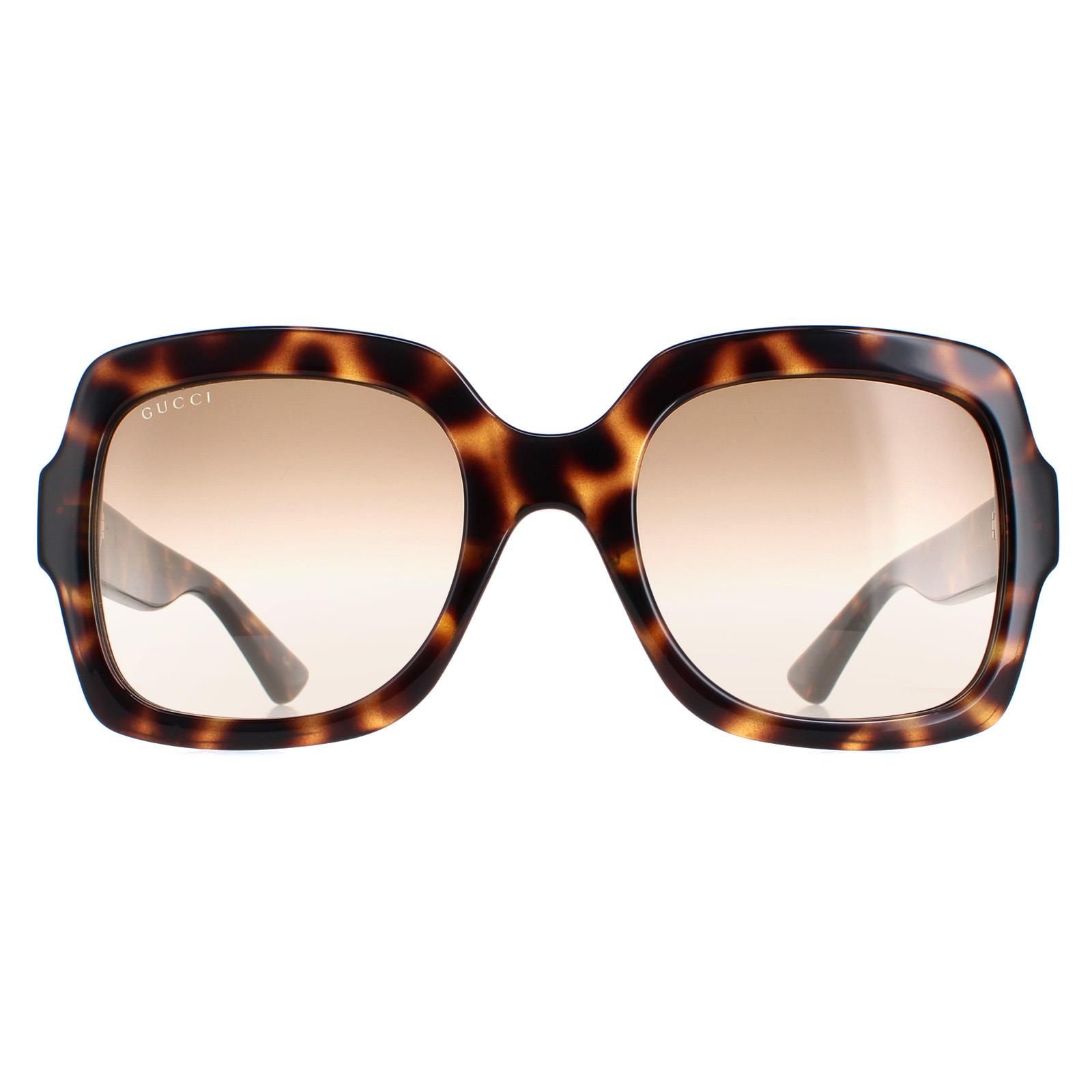 Gucci Square Havana Brown Gradient GG1337S image 1