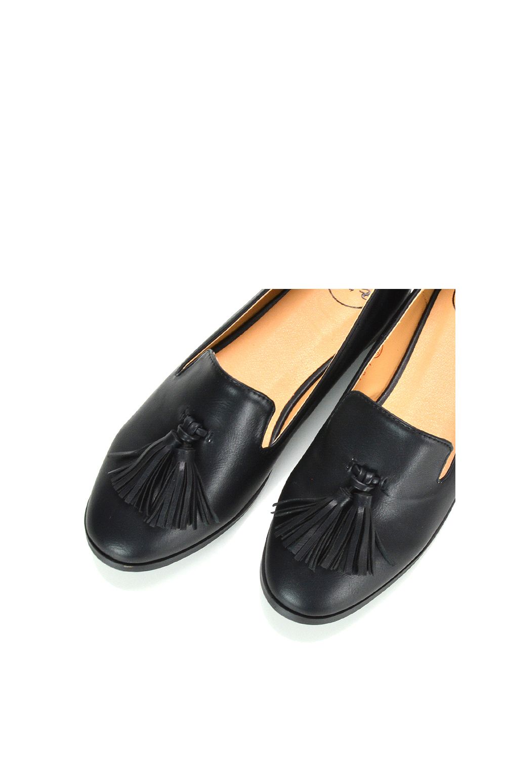 XY London 'Betsy' Flat Pointed Toe Tassel Loafer Shoes image 5