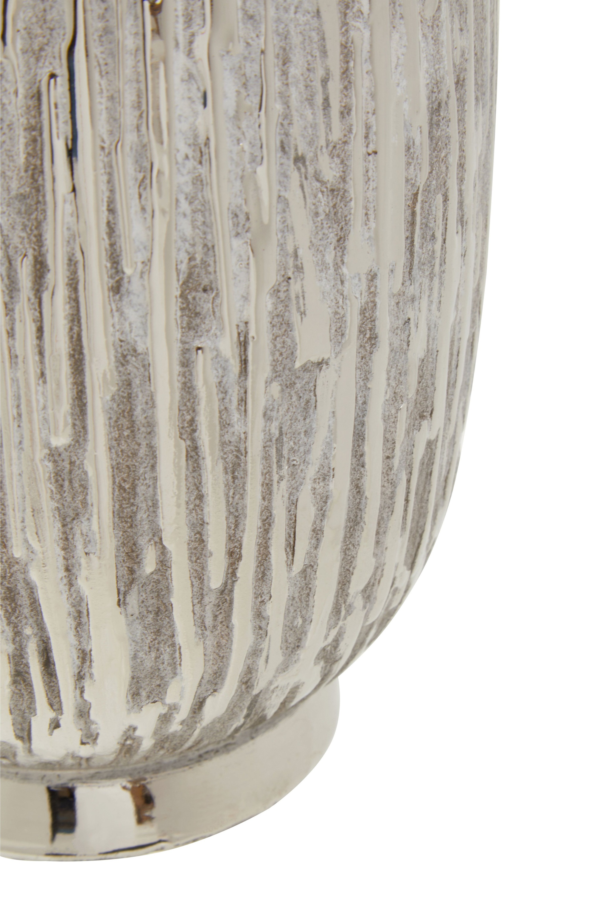 Orsina Hesper Large Silver Ceramic Vase image 4