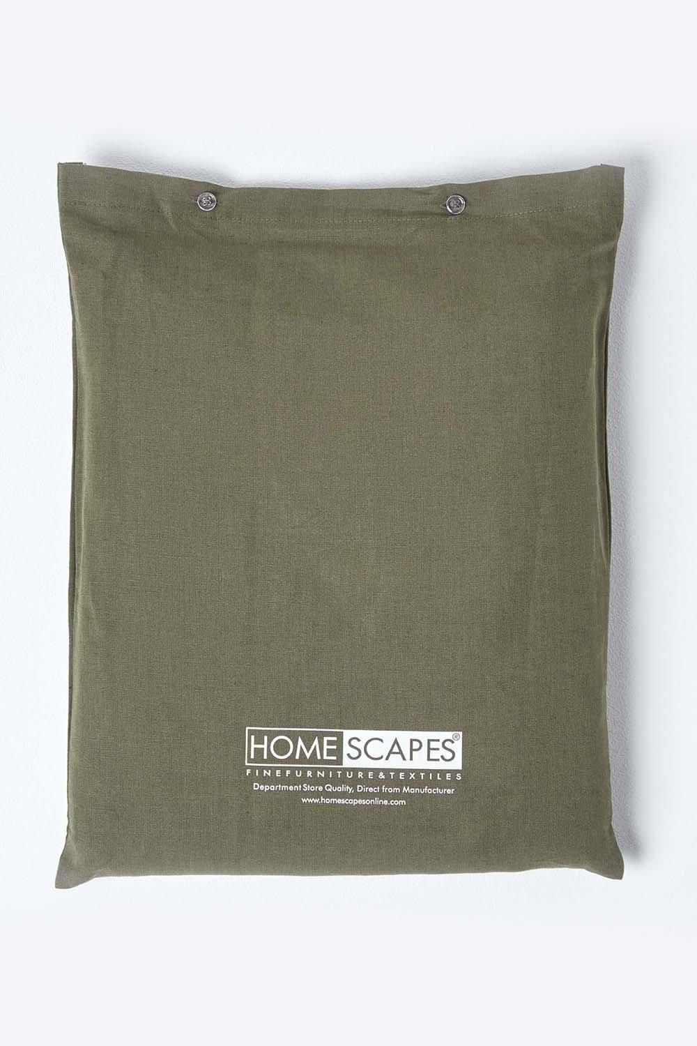 Homescapes Luxury Soft Plain European Linen Duvet Cover Set image 5