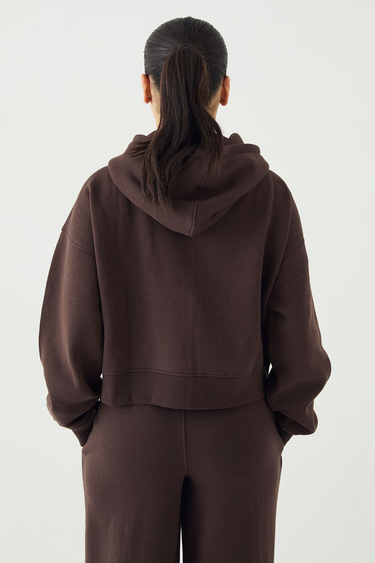 DSGN Studio DSGN Studio Sport Training Club Zip Through Hoodie Coffee Bean image 2