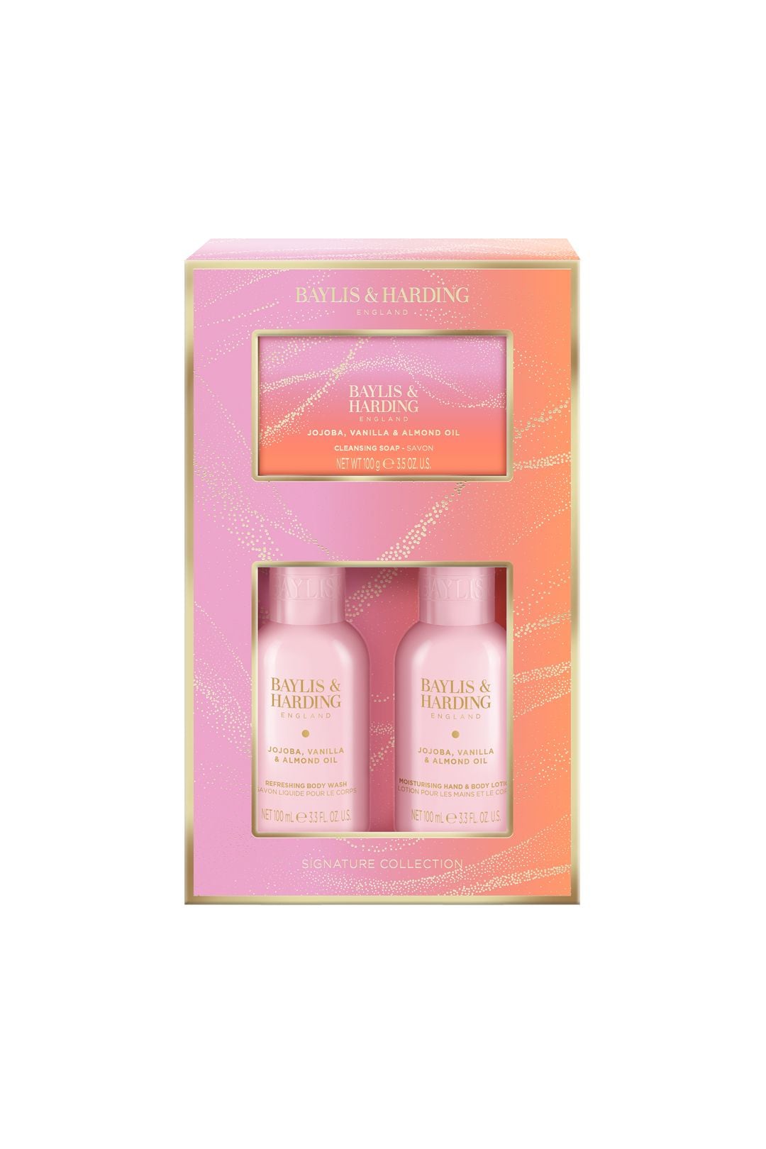 Baylis & Harding Jojoba, Vanilla & Almond Oil Make Me Sparkle Bathing Gift Set Multi image 1