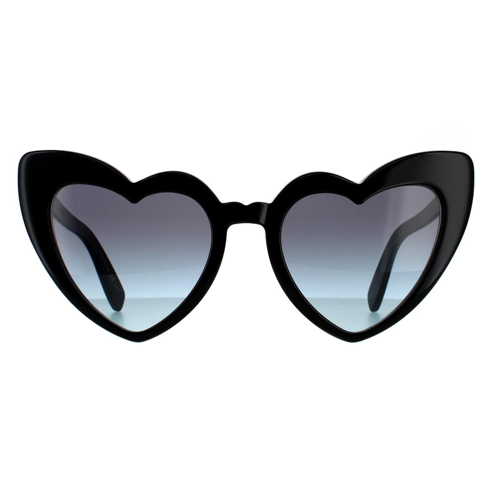 Saint Laurent Cat Eye Black Blue Gradient Sunglasses