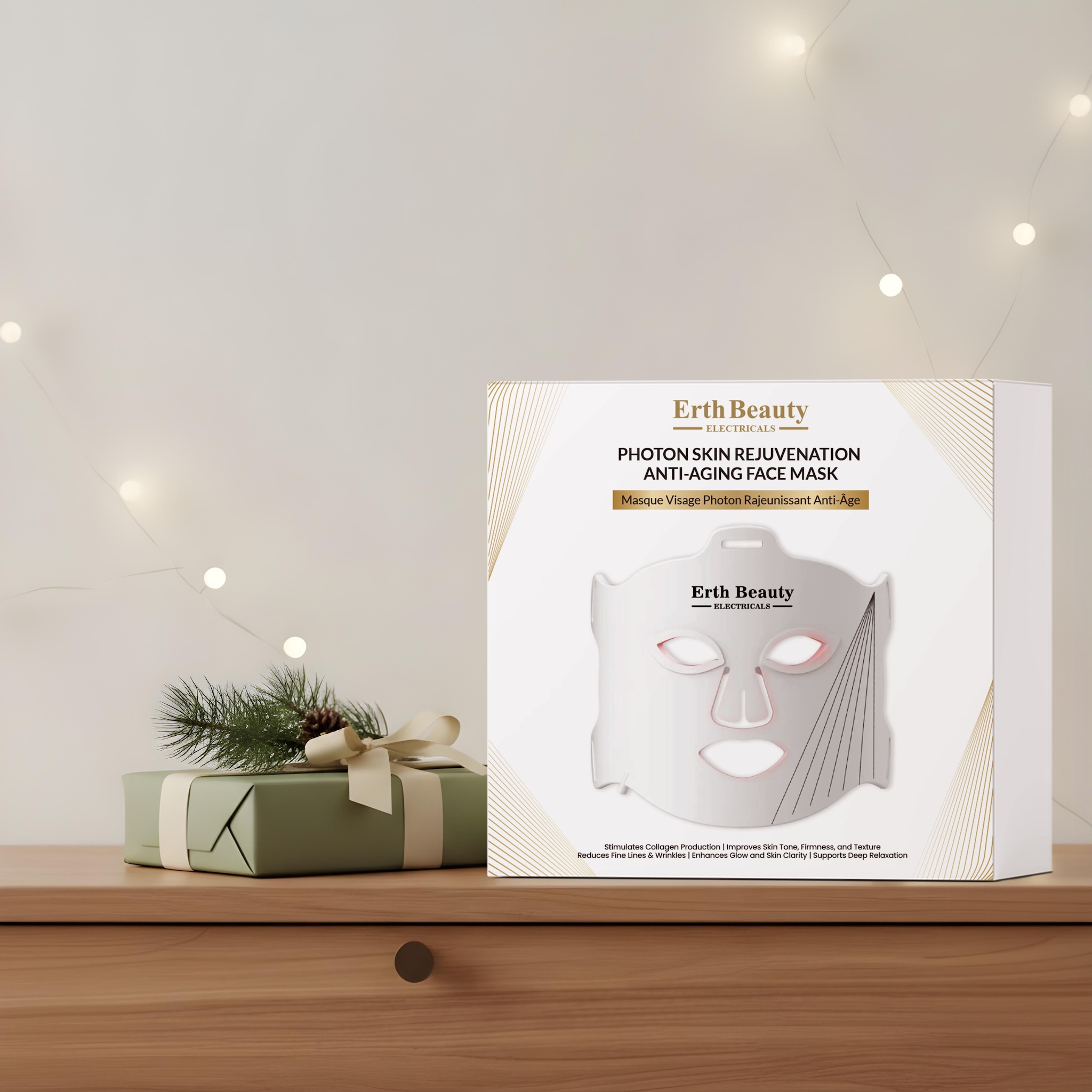 Erth Skin London Erth Beauty Electronic Photon Skin Rejuvenation Anti-Aging Face Mask image 5