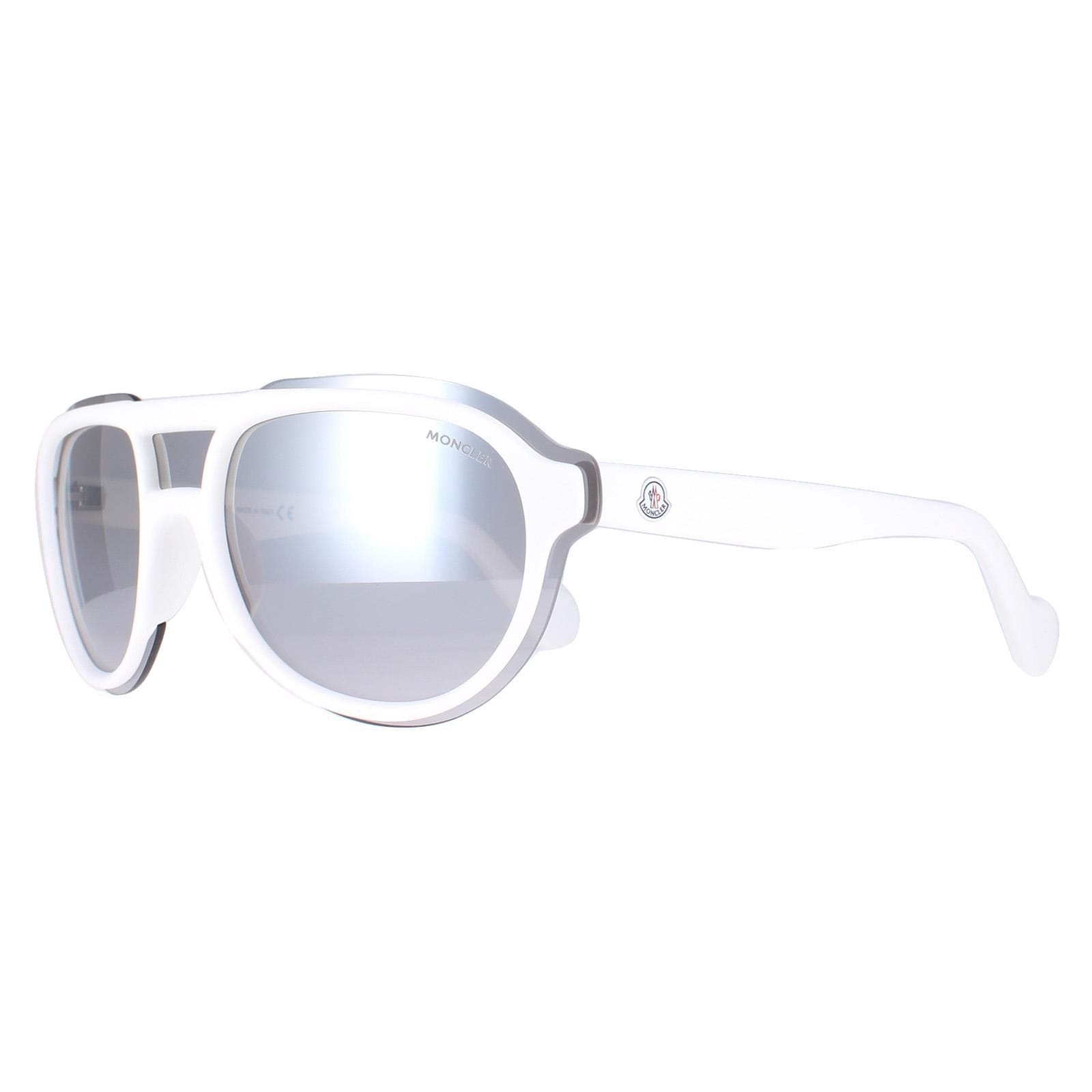 Moncler Round White Smoke Mirror ML0055 image 2