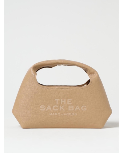 Marc Jacobs The Sack Bag Mini Clutch Wo - Beige Clutch Bags