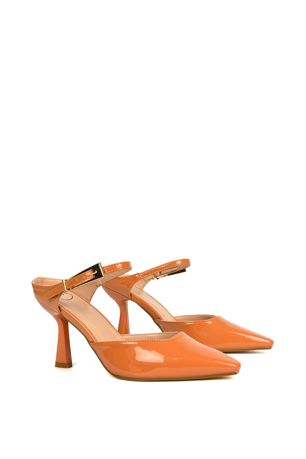 XY London 'Daisy-May' Stiletto High Heel Slip On Pointed Toe Court Shoes image 3