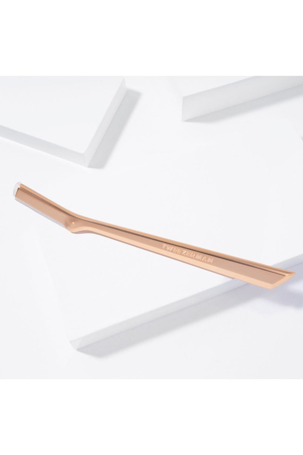 Tweezerman Facial Razor Rose Gold image 3