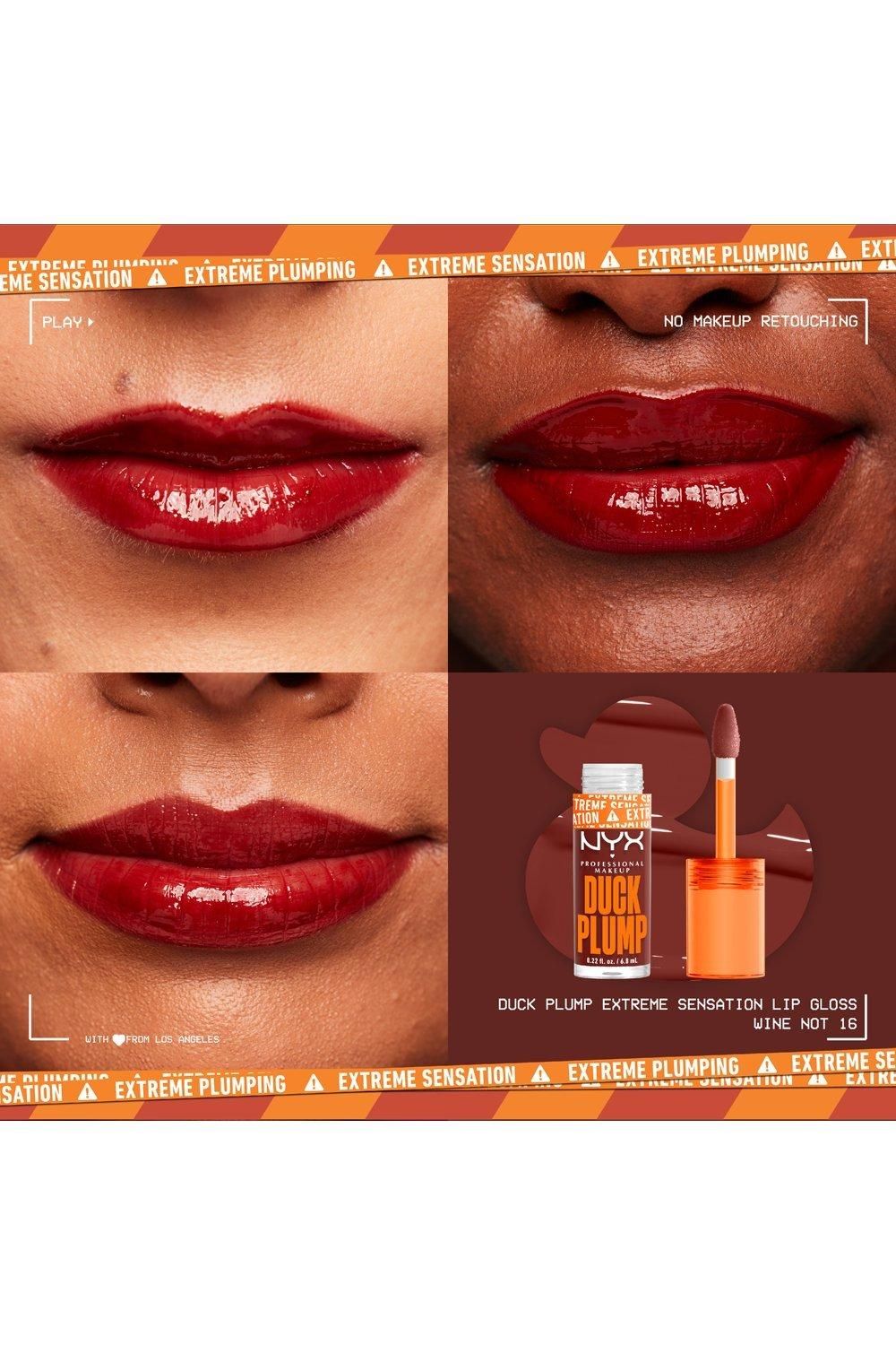 NYX Professional Makeup Duck Plump Lip Plumping Gloss Wine Not image 5