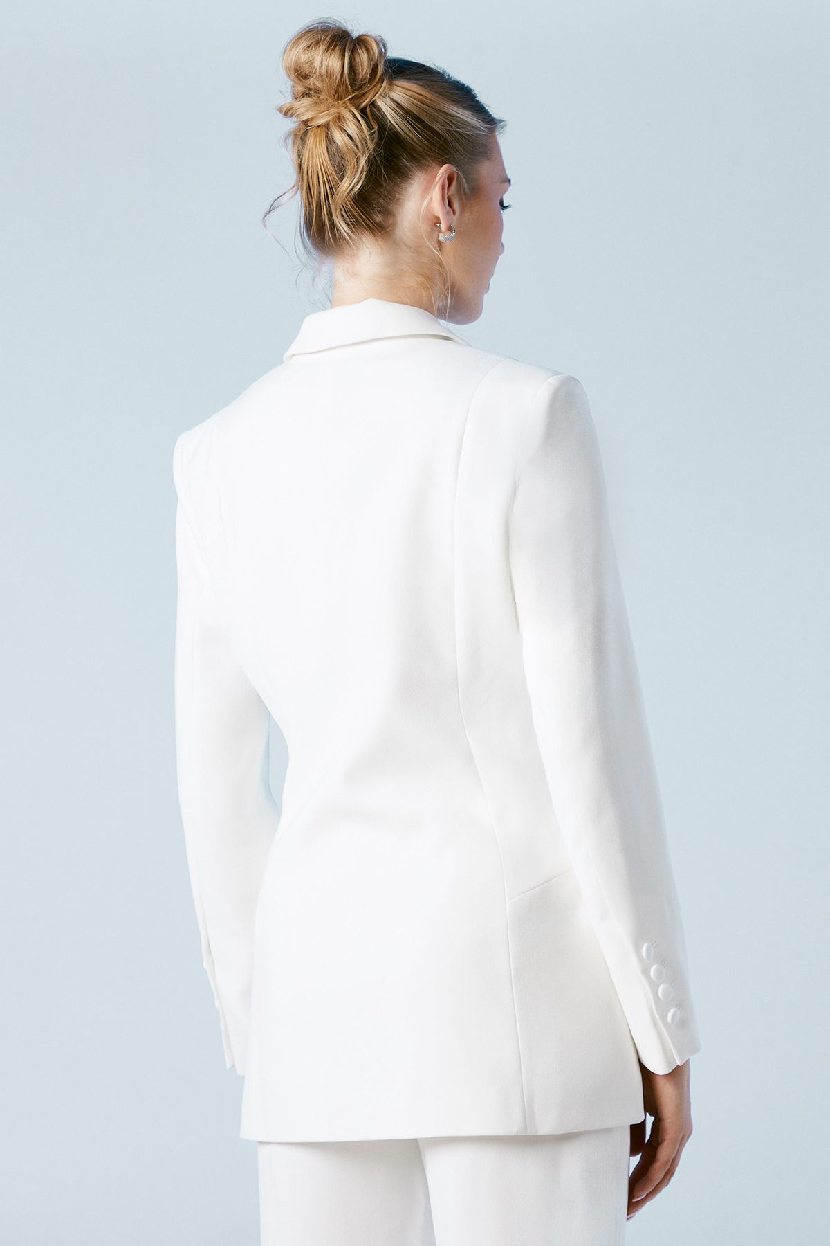 Coast Premium Hourglass Silhouette Double Breasted Blazer Ivory image 4