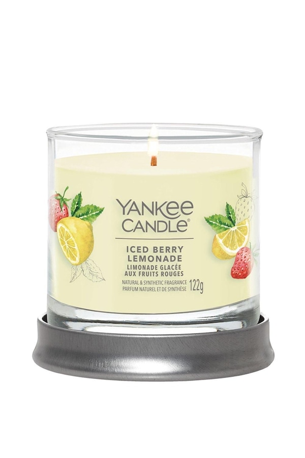 Yankee Candle Signature Small Tumbler Iced Berry Lemonade Yellow