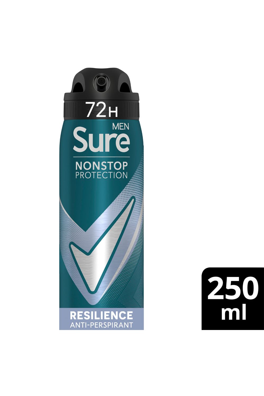 Sure Men Resilience 'Deodorant Spray' w/ 72H Nonstop Protection 250ml, 3pk image 2