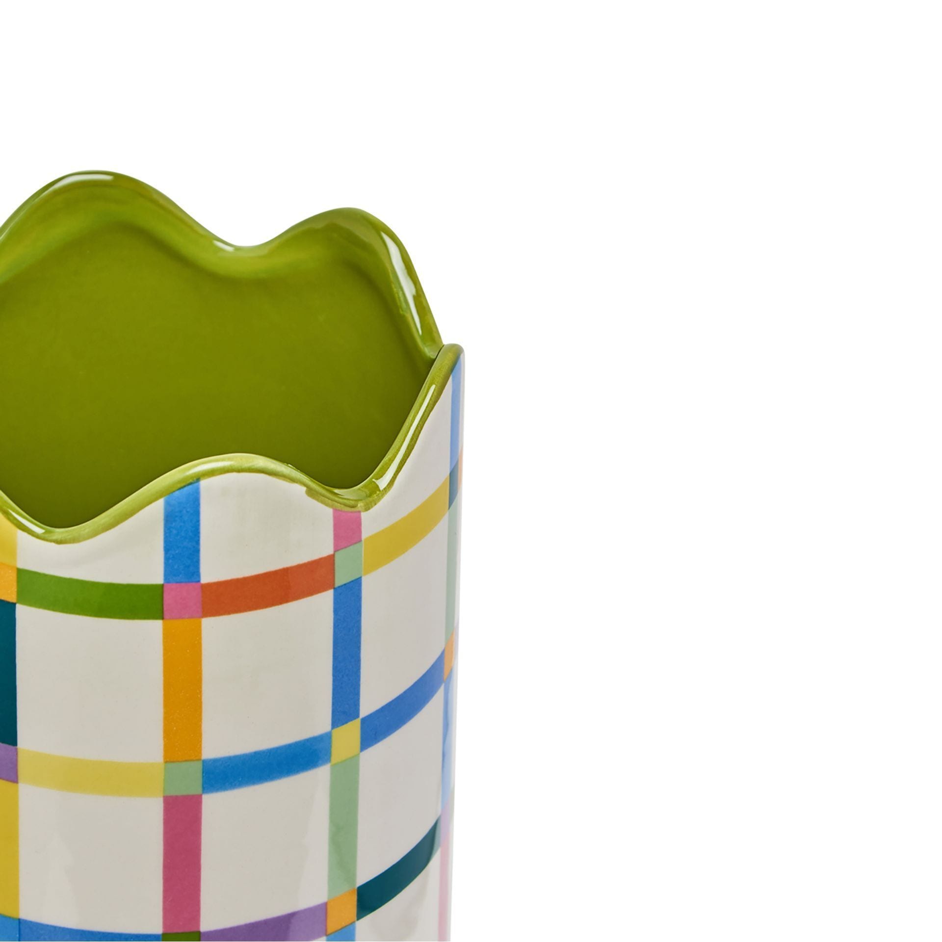 Raspberry Blossom Multi Coloured Vase image 3