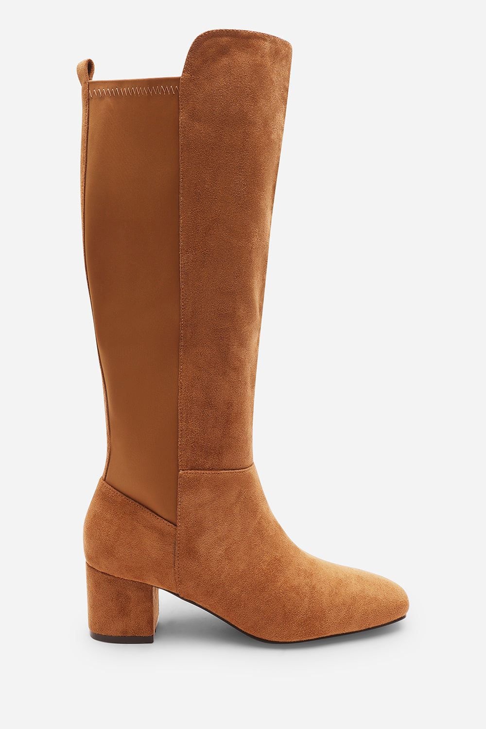 Where's That From 'Cherish' Block Heel Knee High Boots With Side Zip image 3
