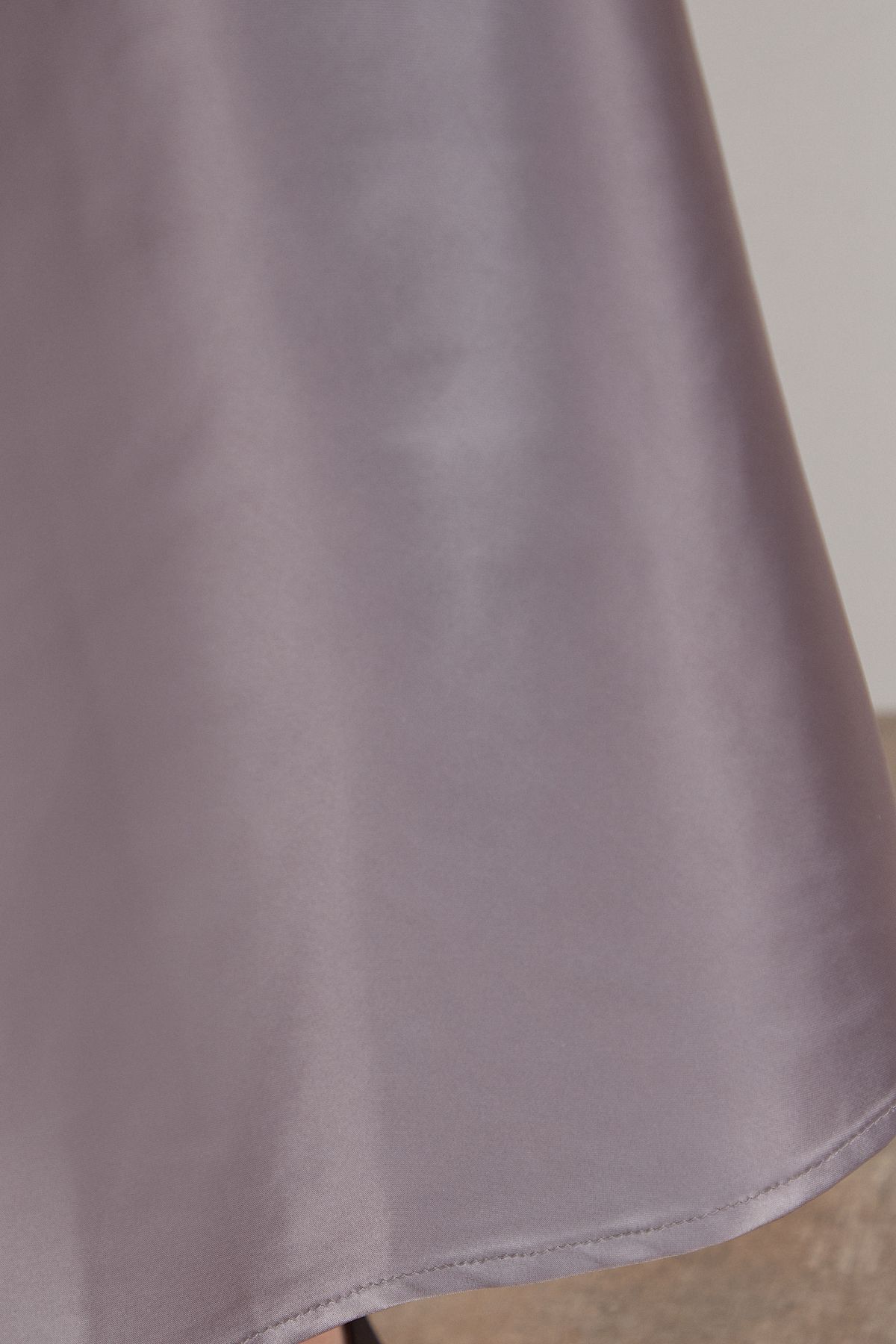 Oasis Bias Cut Satin Midi Skirt Mocha image 4