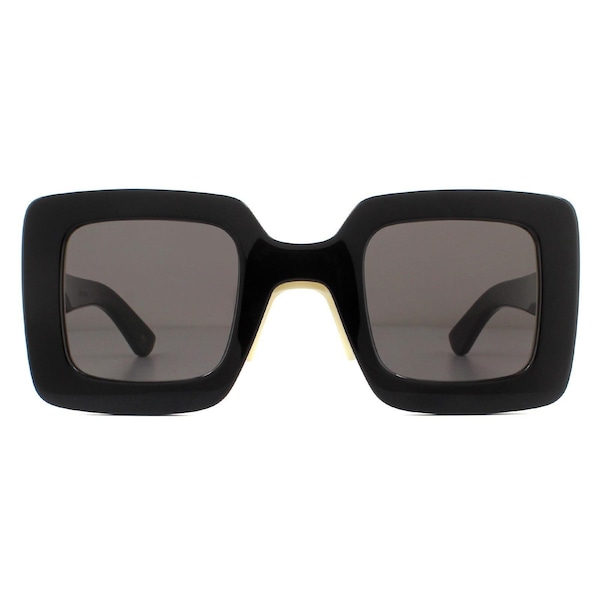 Gucci Square Black Grey Sunglasses