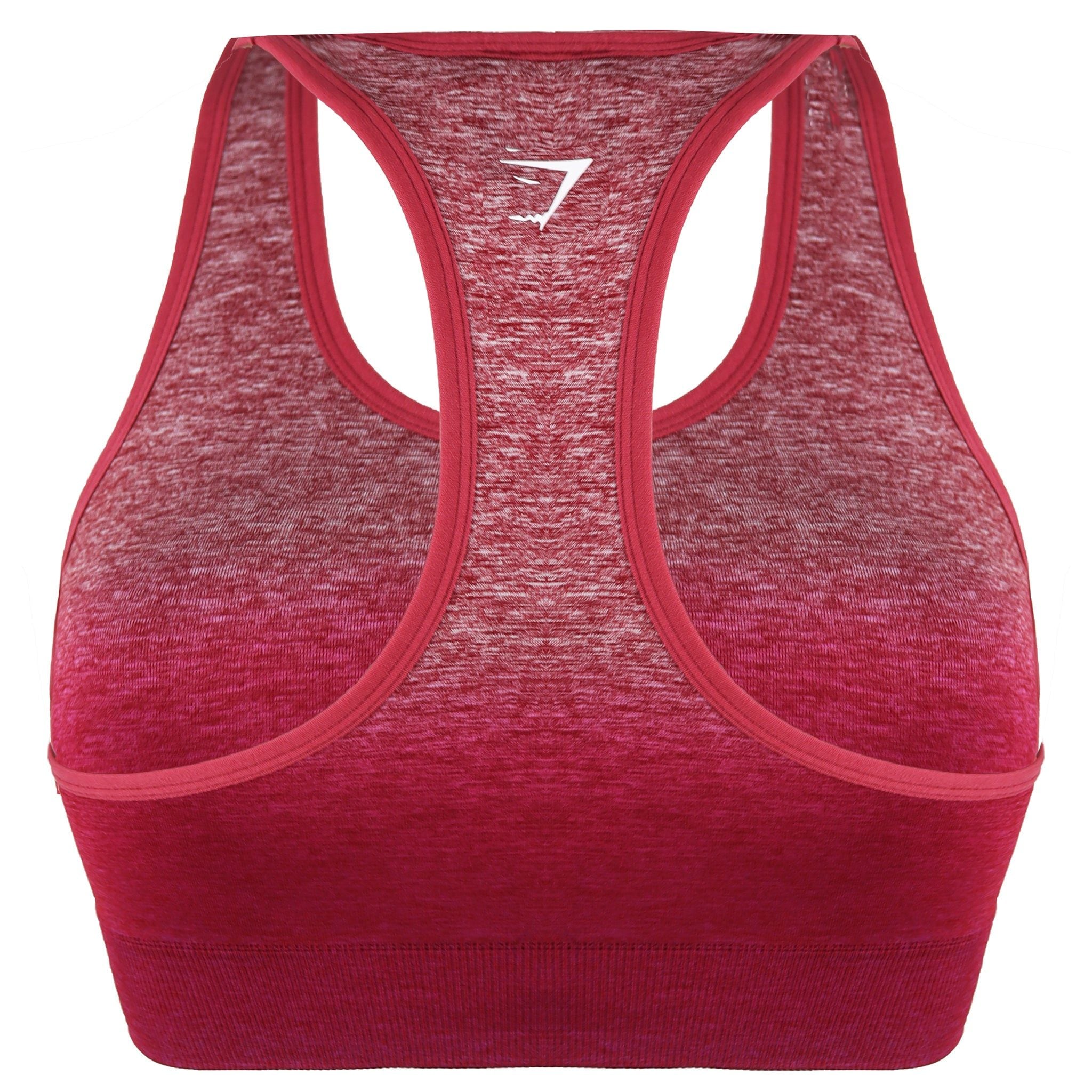 Gymshark Seamless Ombre Burgundy Sports Bra image 2
