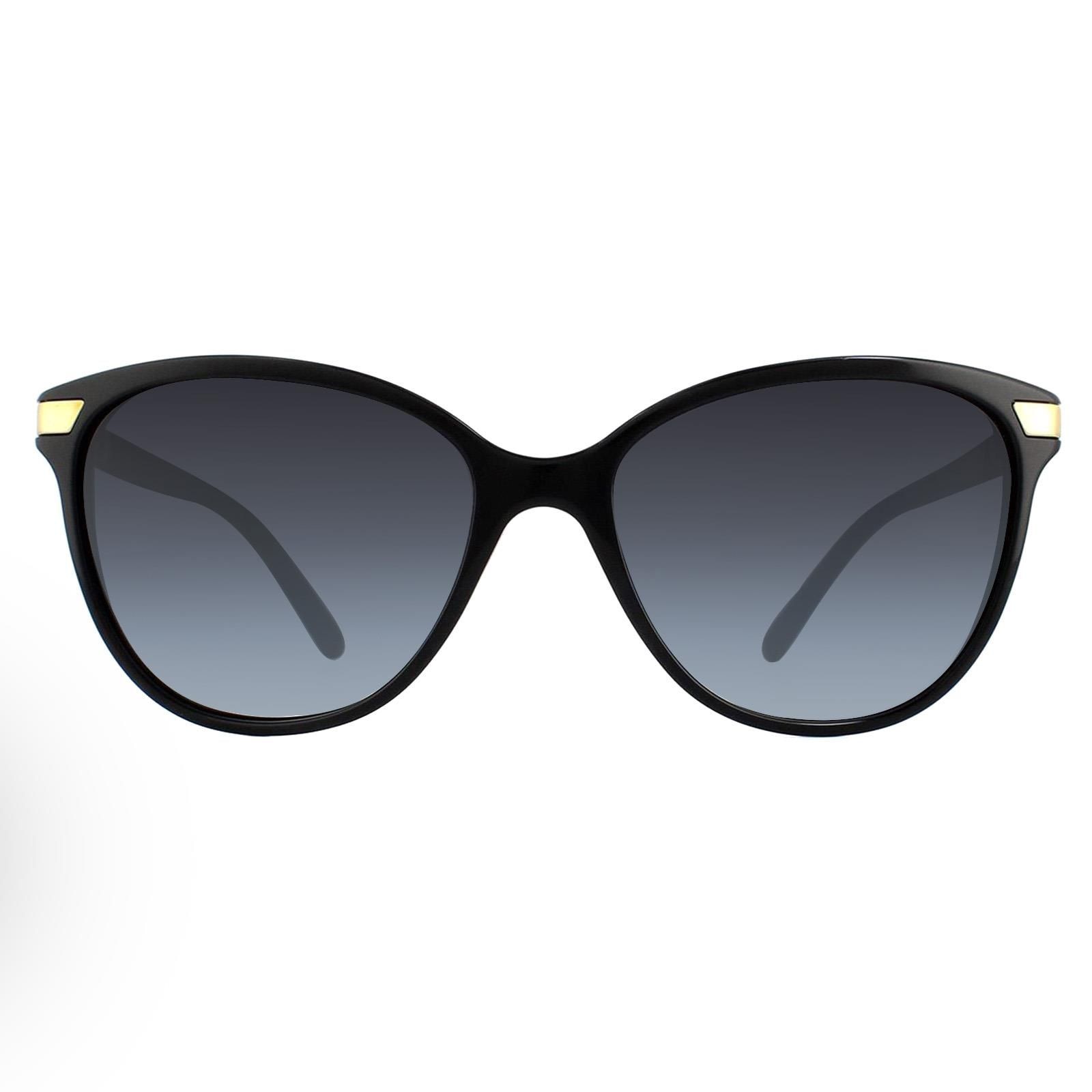 Burberry Cat Eye Black With Gold Detailing Grey Gradient BE4216 Sunglasses image 1