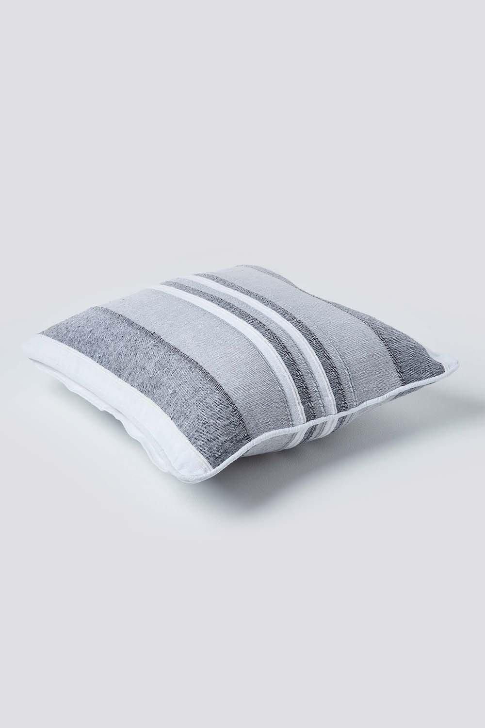 Homescapes Cotton Striped Morocco Cushion Cover image 3