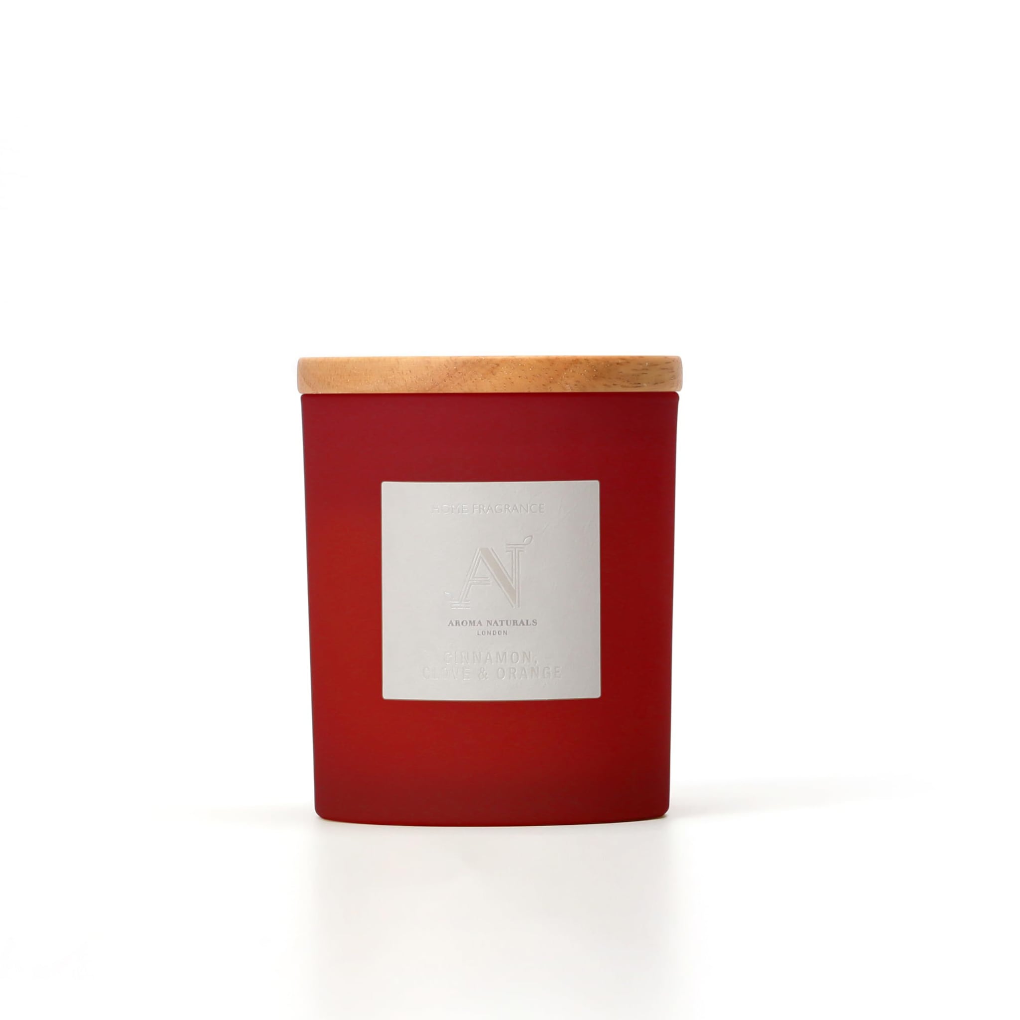 Aroma Naturals Frosted Decadence Glass Candle - Pink Cherry & Vanilla Scent