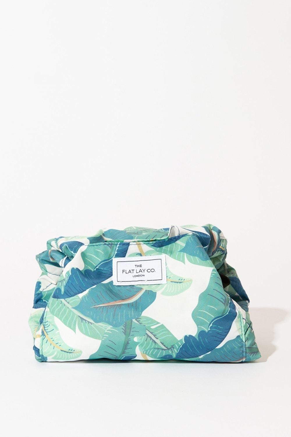 The Flat Lay Co Tropical Open Flat Makeup Bag Multi image 1