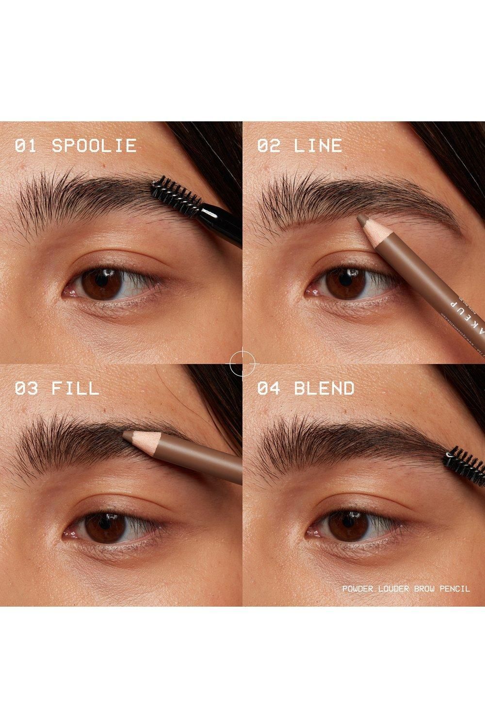 NYX Professional Makeup Powder Louder Brow Pencil 12HR Wear Buildable Micro-Fibres Soft Brown image 6