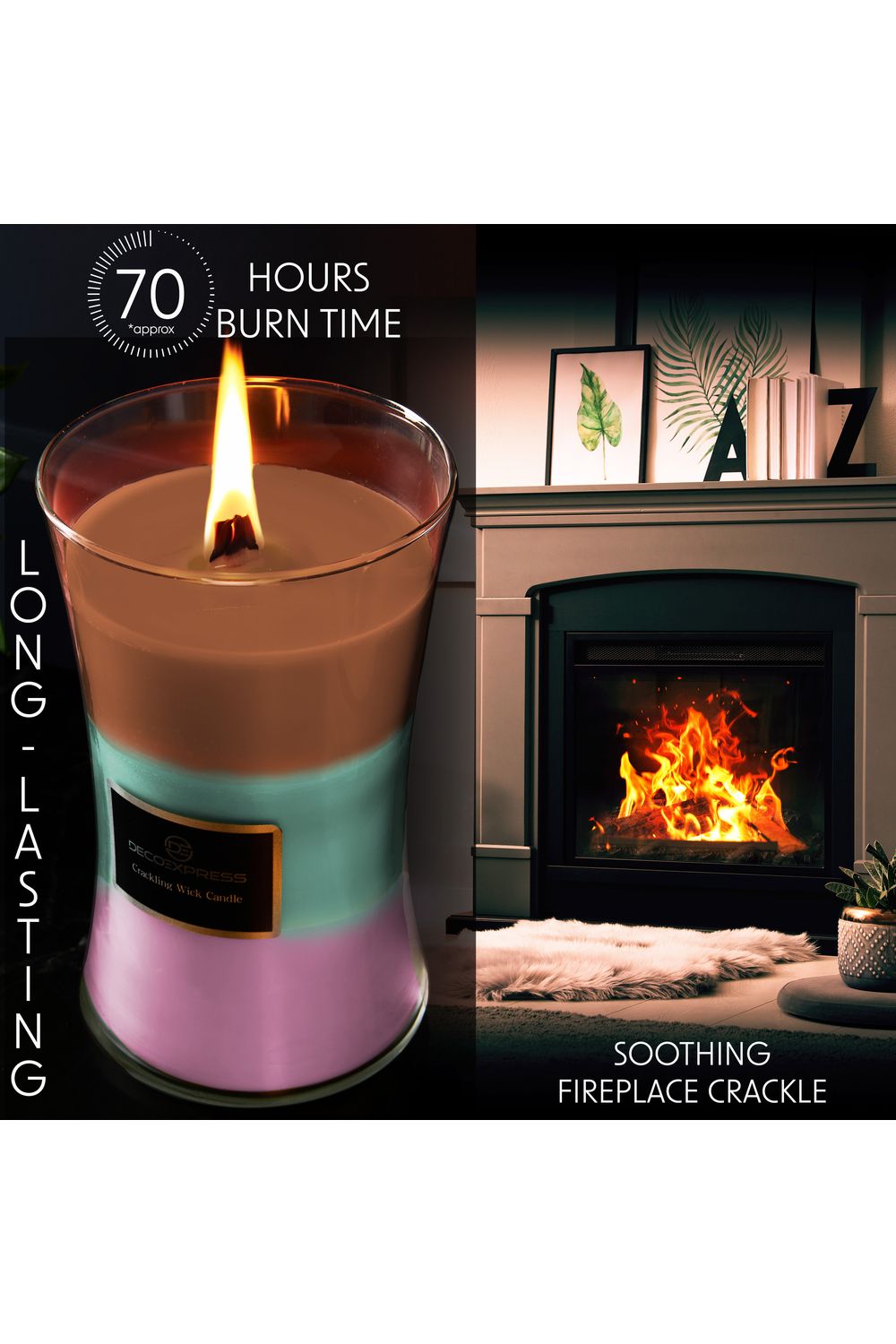 Deco Express Woodwick Candles - 3 Mixed Scented image 4