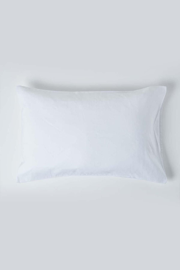 Homescapes Linen Housewife Pillowcase, Standard