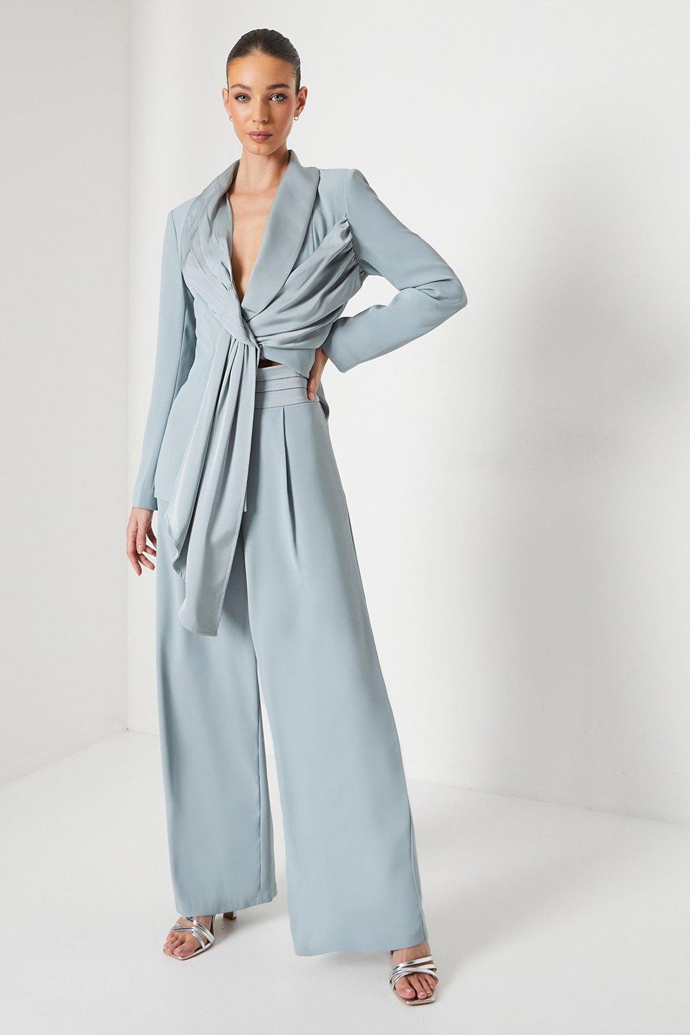 WIDE LEG TROUSER WITH FRONT POCKETS JUST COASTING