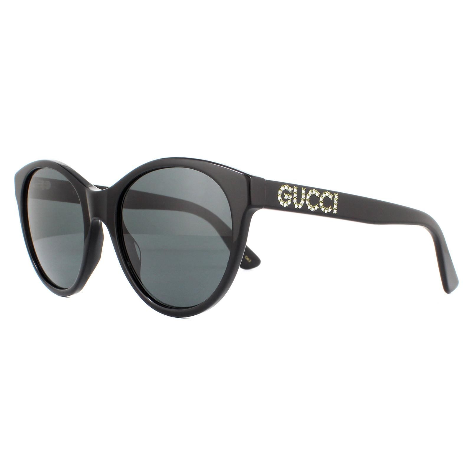 Gucci Round Black Grey Sunglasses image 2