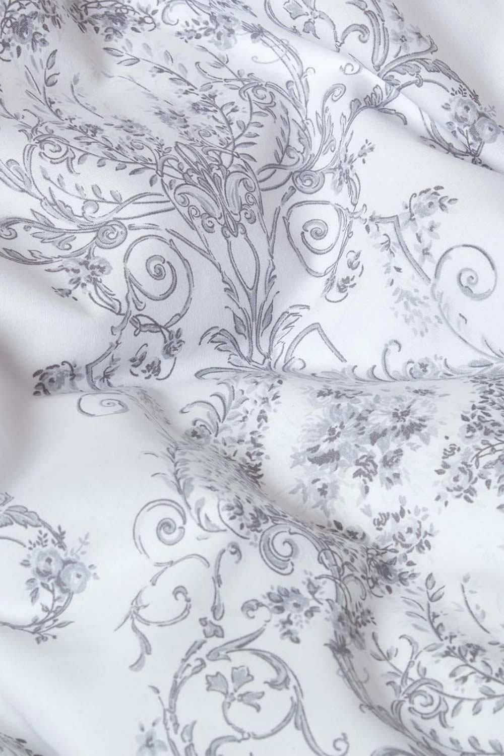 Homescapes French Toile Patterned Duvet Cover Set image 2