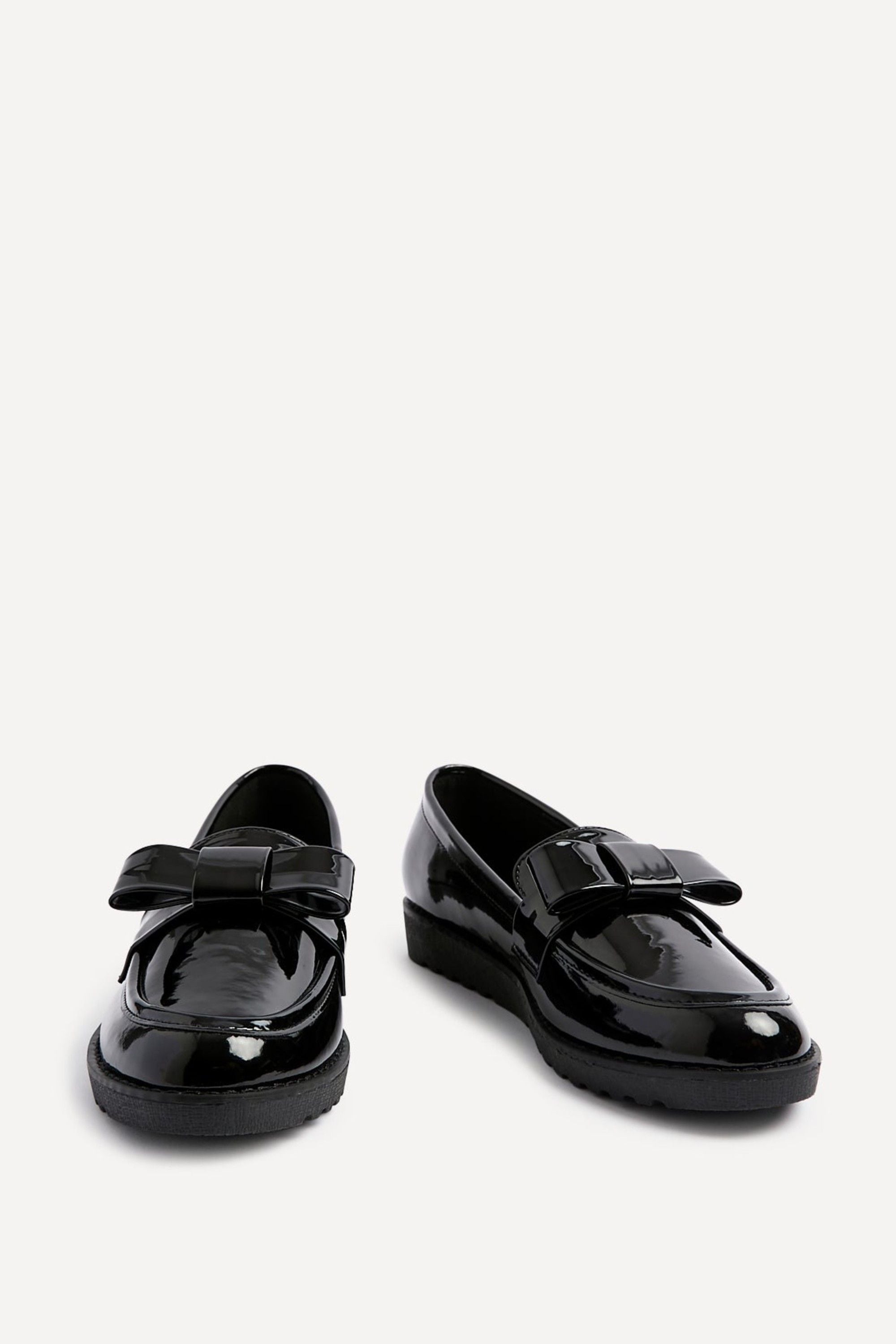 Linzi Noble Black Patent Classic Slip On Loafer image 3
