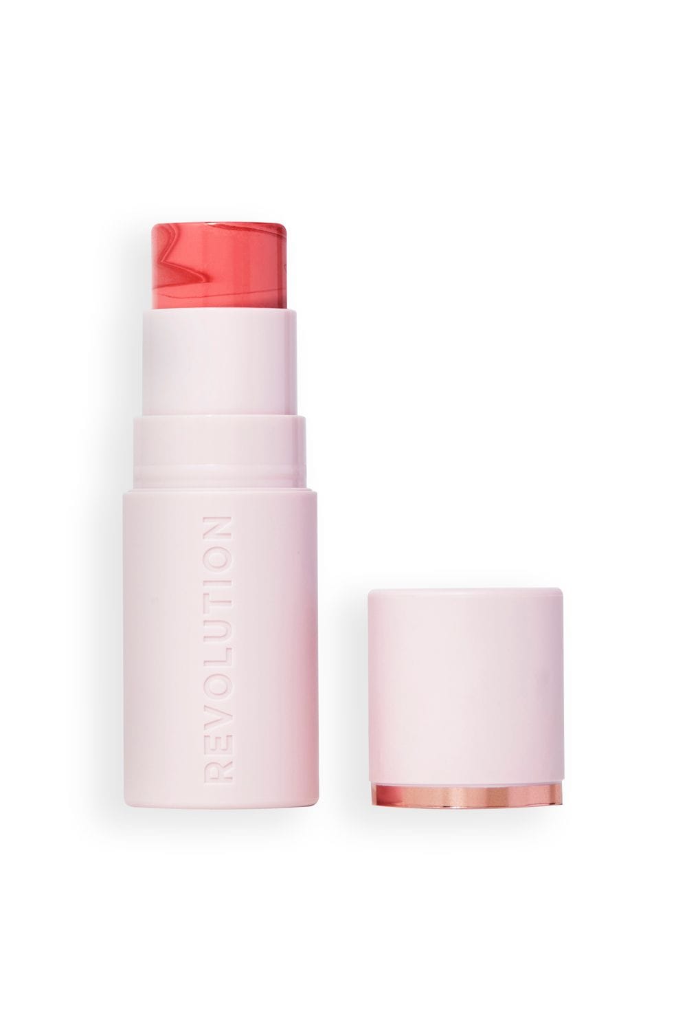 Revolution Skin Silk Marble Blush Stick 4.5g Rosy Cheeks image 1