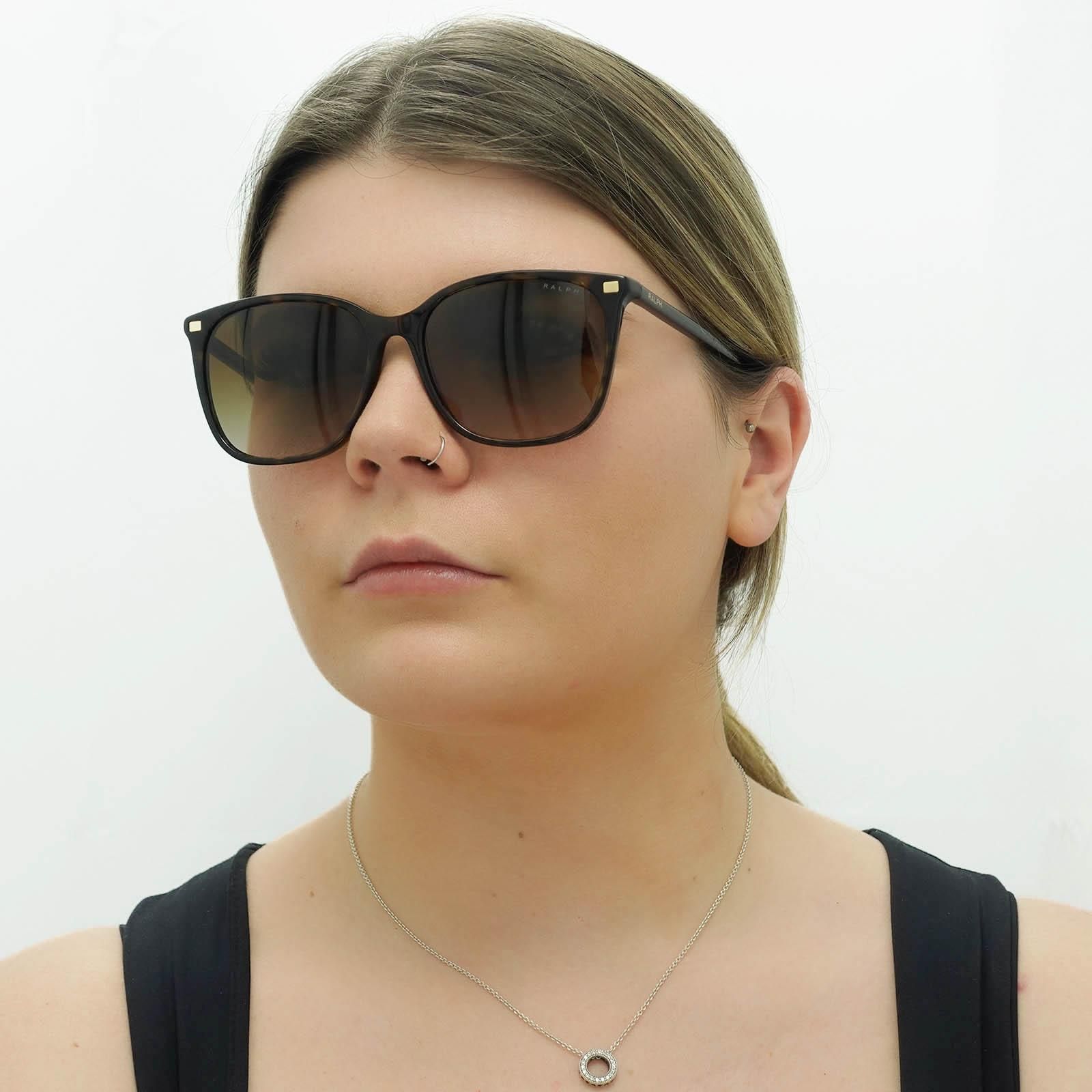 Ralph by Ralph Lauren Square Shiny Dark Havana Brown Gradient RA5293 image 5