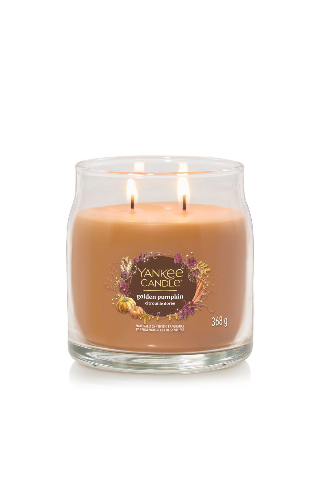 Yankee Candle Signature Medium Jar Golden Pumpkin Multi image 1